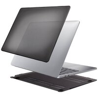 Чехол-накладка для MacBook Air 13 Toughshell HardCase 2020/2018 A1932/A2179/A2337 кристалл черный