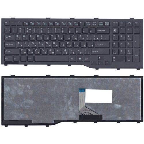 Клавиатура для ноутбука Fujitsu Lifebook AH532 NH532 черная new laptop russian keyboard for fujitsu lifebook ah532 a532 n532 nh532 mp 11l63su d85 cp569151 01 ru keyboard black