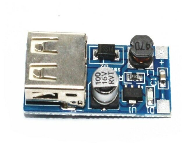 фото Повышающий DC-DC преобразователь до 5 В c USB