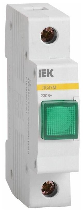 Лампа сигнальная ЛС-47М зел. KARAT IEK MLS20-230-K06
