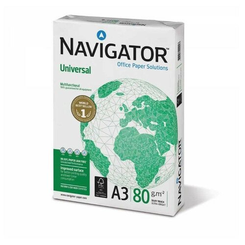 бумага для принтеров Navigator Paper Universal А3 80g/m2 500 листов .