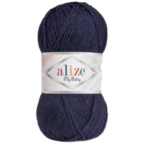 Купить Пряжа для вязания Ализе My Baby (100% акрил) 5х50г/150м цв.058 т.синий ALIZE