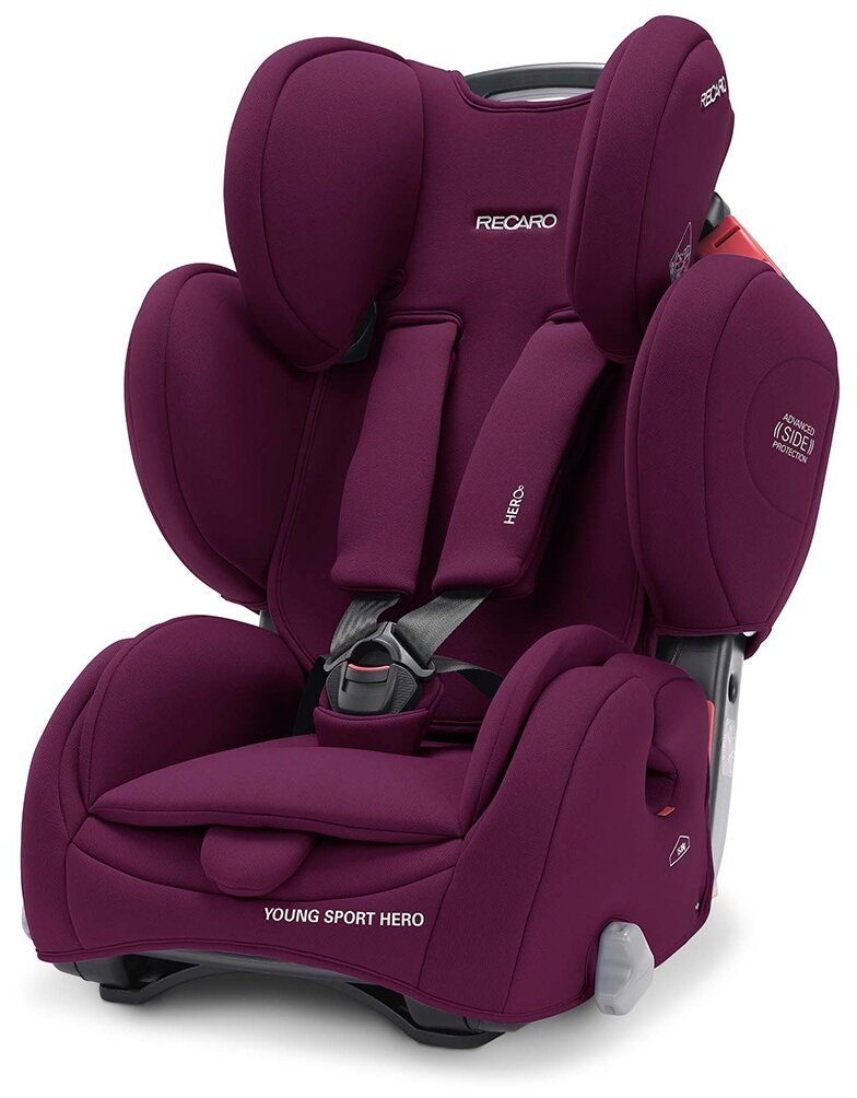 Автокресло Recaro Young Sport Hero гр. 1/2/3 расцветка Very Berry