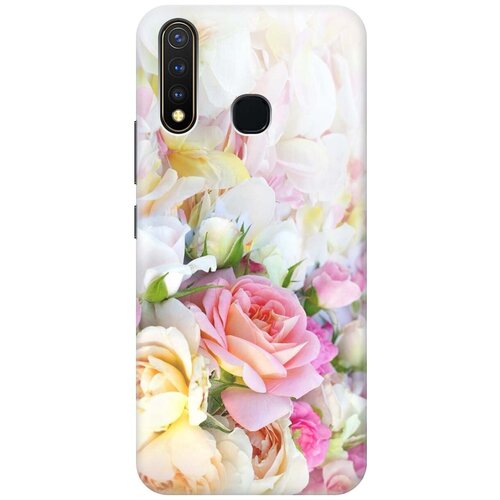 фото Re:pa накладка transparent для vivo y19 с принтом "нежные розы"