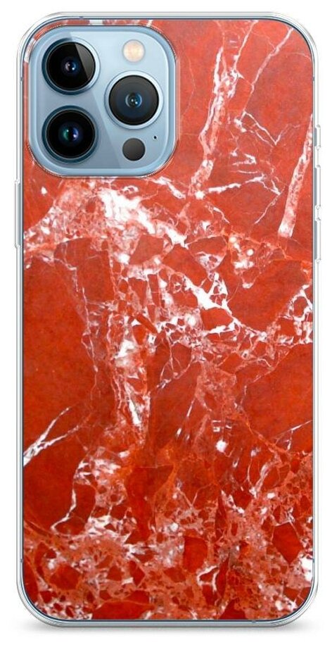 Силиконовый чехол "Минералы 12" на Apple iPhone 13 Pro Max / Айфон 13 Про Макс