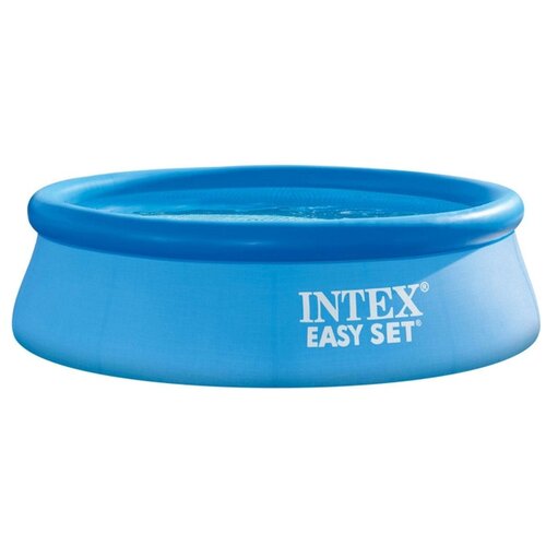 бассейн надувной intex 244х61 см easy set 28108np ф насос 1942 л Бассейн INTEX EASY SET с надувным кольцом 244*61 см