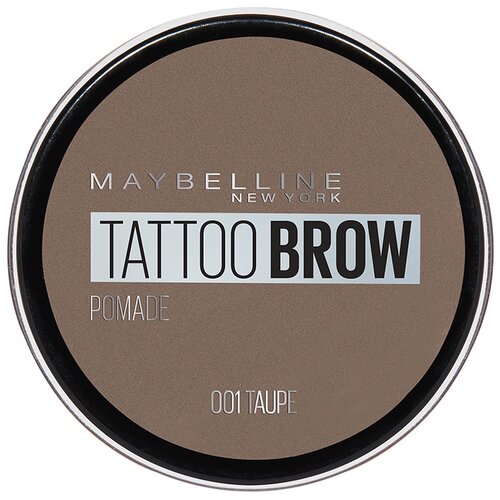 Maybelline New York Стойкая помада для бровей BROW POMADE, оттенок 01, Серо-коричневый, 3.5 г