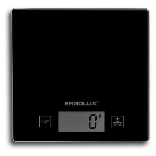 Весы кухонные ERGOLUX ELX-SK01-C02 черные