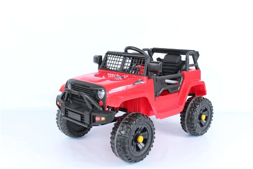 Детский электромобиль Jeep Wrangler mini (B22) 12V красный