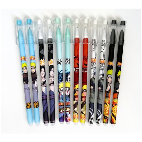 Стирающая ручка Naruto / Стирающая ручка, ручка пиши стирай, стирающая гелевая ручка. Ручка гелевая со стираемыми чернилами
