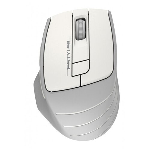 Мышь A4Tech Fstyler FG30 белыйсерый оптическая 2000dpi беспроводная USB 6but