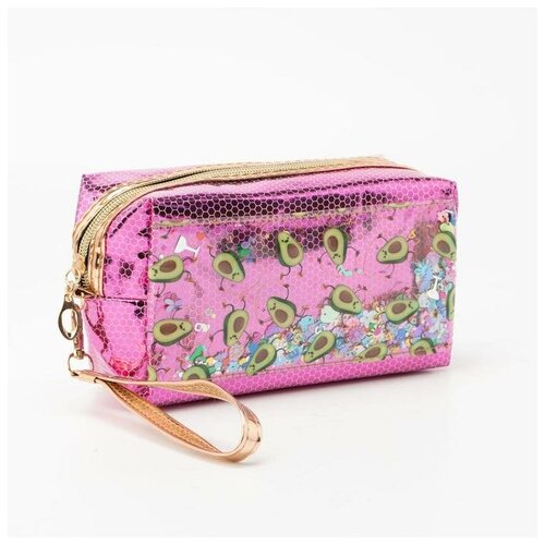 фото Косметичка на молнии, цвет ярко-розовый нет бренда