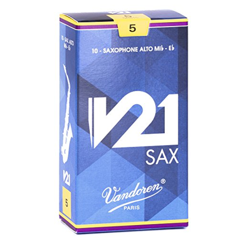 vandoren cr 863 3 трость для кларнета серия v21 упаковка 10 штук Vandoren Sr-815 - Трость для саксофона альт, (№ 5), серия V21, упаковка 10 штук