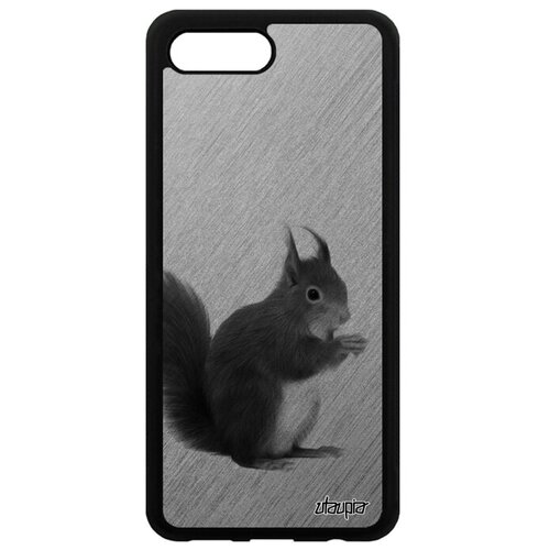 фото Защитный чехол на телефон // honor 10 // "белка" рыжая летяга, utaupia, серый