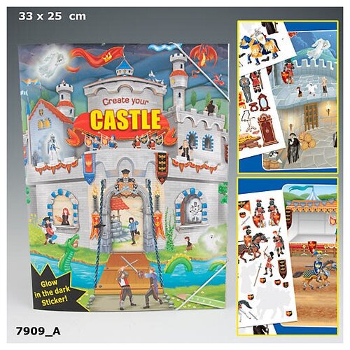 Альбом с наклейками Creative Studio Create Your Castle