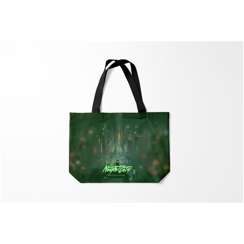 фото Сумка-шоппер / 46х35 см / геймерам / cyberpunk 2077 welcome to night city burnettie