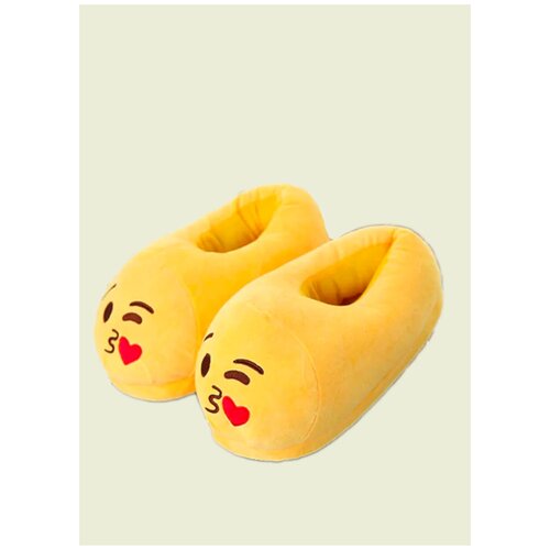 фото Тапочки смайлы emoji "любовь" (36-44) allkigurumi