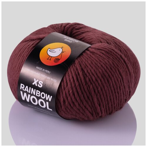 Пряжа для вязания RAINBOW WOOL XS (CREME), 120м, 120гр, 100% Перуанская шерсть