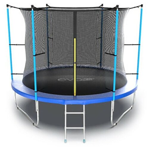 фото Evo jump батут evo jump internal, d=305 см, с внутренней защитной сеткой и лестницей, цвет синий