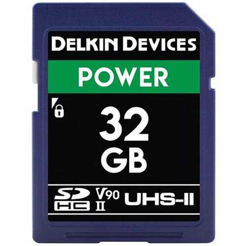 Карта памяти Delkin Devices Power SDHC 32GB 2000X UHS-II V90 карта памяти delkin devices power sdhc 32gb 2000x uhs ii v90