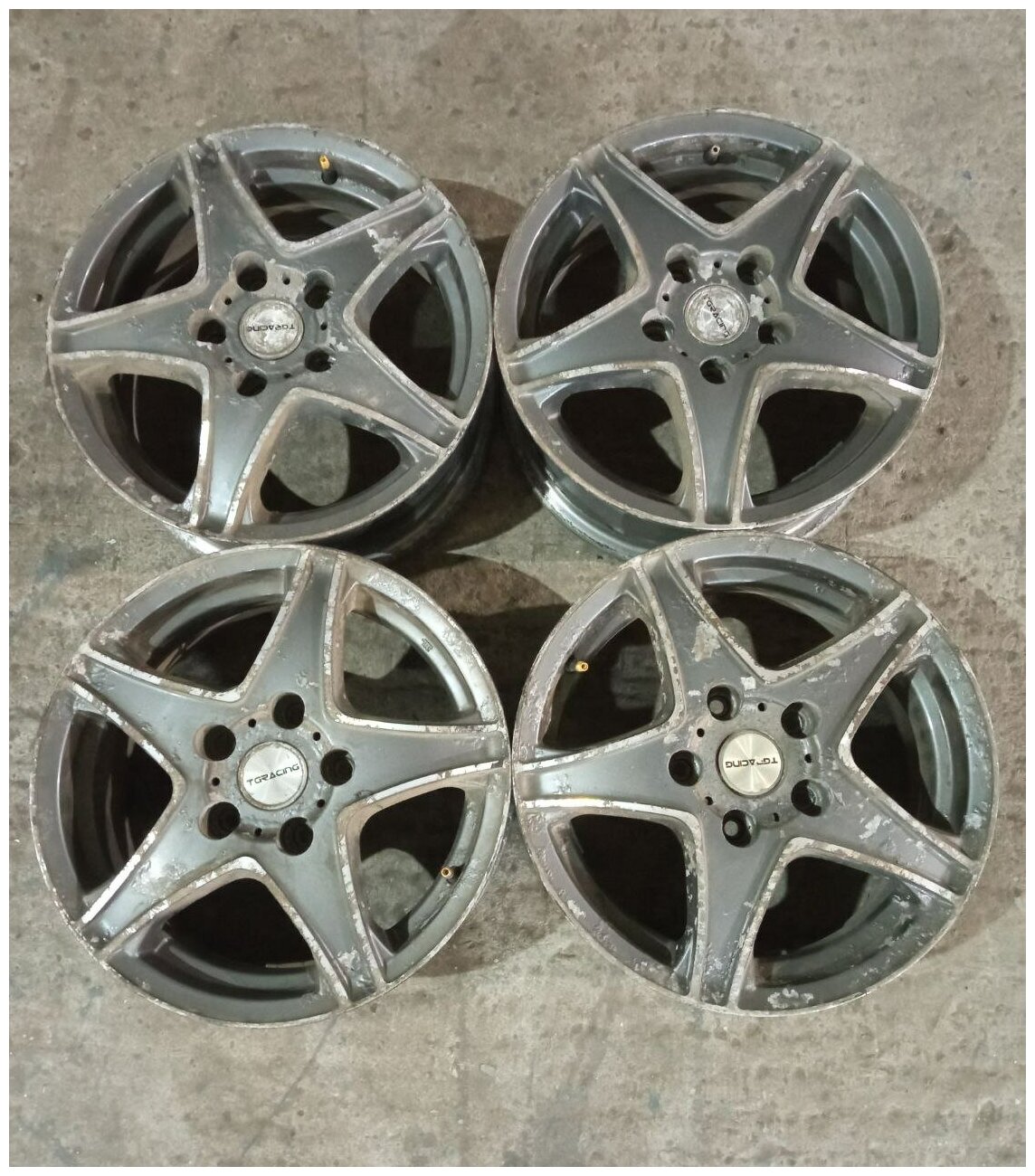 Колесные диски TG Racing 15x6 PCD 5x114.3 D67.1 ET38 (Реплика)