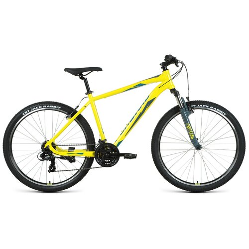 фото Горный велосипед forward apache 27.5 1.2 s, год 2021, цвет желтый-зеленый, ростовка 19