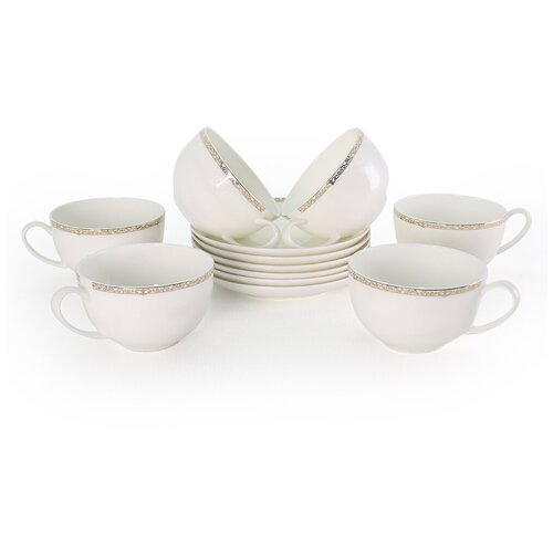Набор чайных пар Изольда на 6 персон
