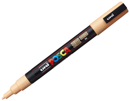 Uni Mitsubishi Pencil Маркер UNI PC-3M, коралловый, 1 шт.