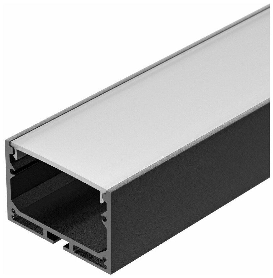 Профиль с рассеивателем Arlight SL-LINE-4932-2500 BLACK+OPAL / - фото №1