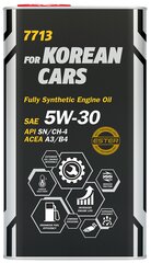 Синтетическое моторное масло Mannol 7713 O.E.M. for Korean cars / for Hyundai KIA 5W-30 (пластик), 4 л