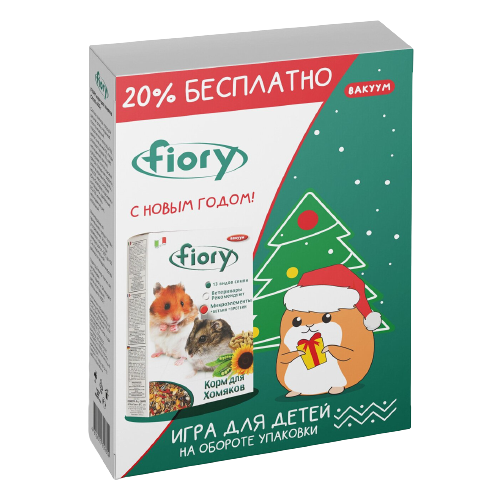 Корм Новогодний набор FIORY для хомяков Criceti 400 г.