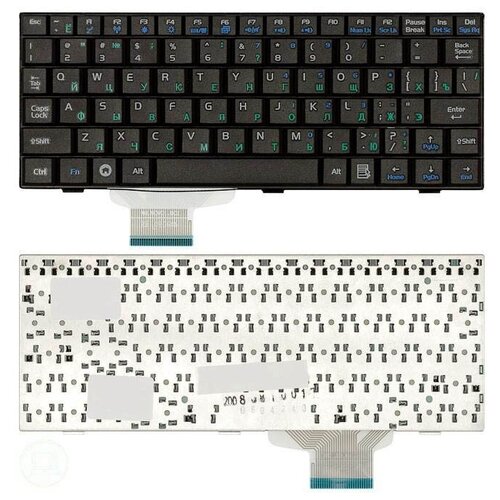 Клавиатура для ноутбука Asus Eee PC 700, 701, 900, 901 черная клавиатура для ноутбука asus eee pc 700 701 900 901 белая