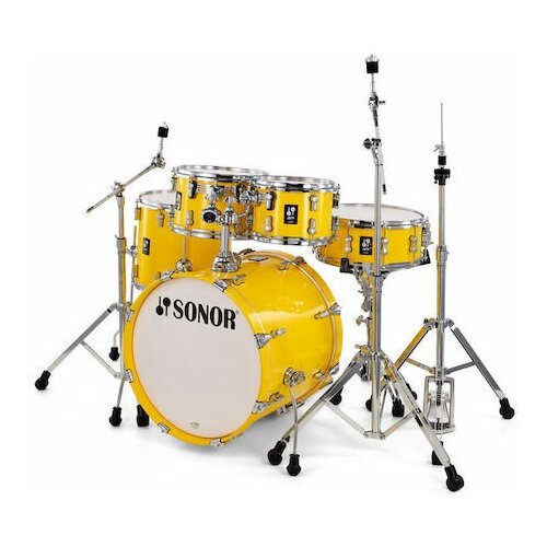 AQ1 Stage Set YW 17345 Барабанная установка, желтая, Sonor sonor giant step gsp 3 педаль для бас барабана sonor 13551001