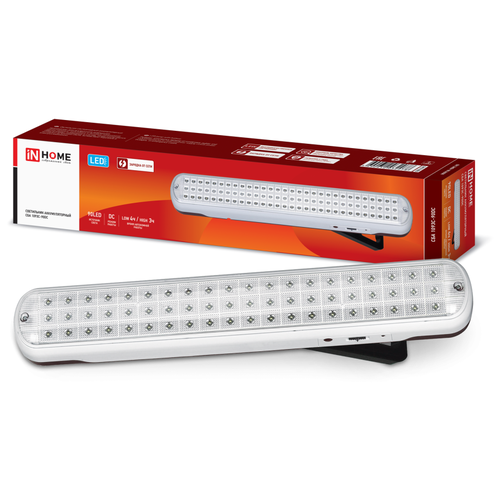 IN HOME Светильник светодиодный аварийный СБА 1093С-90DC 90LED Li-ion DC IN HOME, 4690612032078