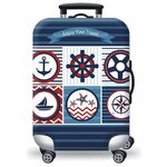 Чехол на чемодан M SUPRA подходит для чемоданов размера M / Защитный чехол для багажа / Товары для путешествий / В поездку - изображение