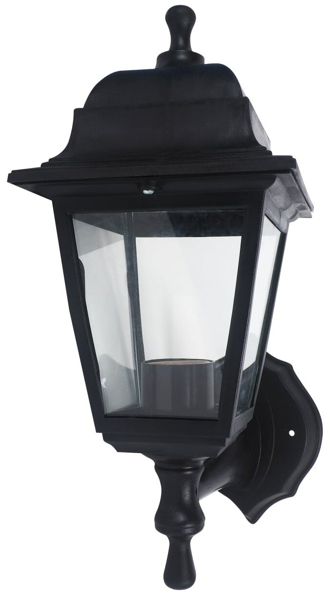 Настенный светильник уличный 1xE27x60 Вт пластик цвет чёрный