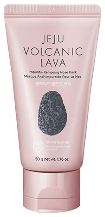 Маска-пленка от черных точек для носа с вулканической лавой THE FACE SHOP Jeju Volcanic Lava Impurity Removing Nose Pack 50ml