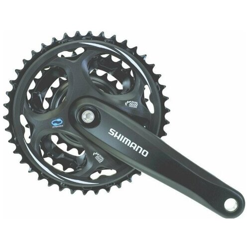 Система Shimano Altus M311 175 мм Квадрат 48/38/28T черная система shimano altus m311 170мм квадрат 48 38 28t защита черный