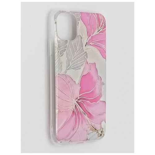 фото Накладка силиконовая flowers для apple iphone 11 вид1 ycase