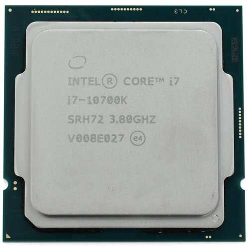 процессор intel core i7 11700 lga1200 8 x 2500 мгц oem Процессор Intel Core i7-10700K LGA1200, 8 x 3800 МГц, OEM