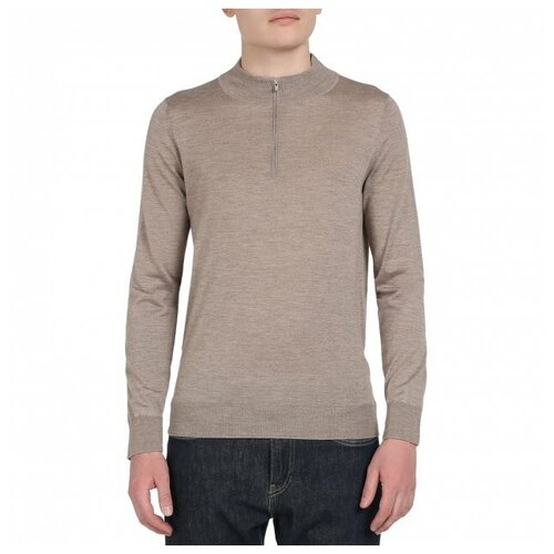 фото Свитер calzetti 5285-10 серо-коричневый, размер 56/182-188