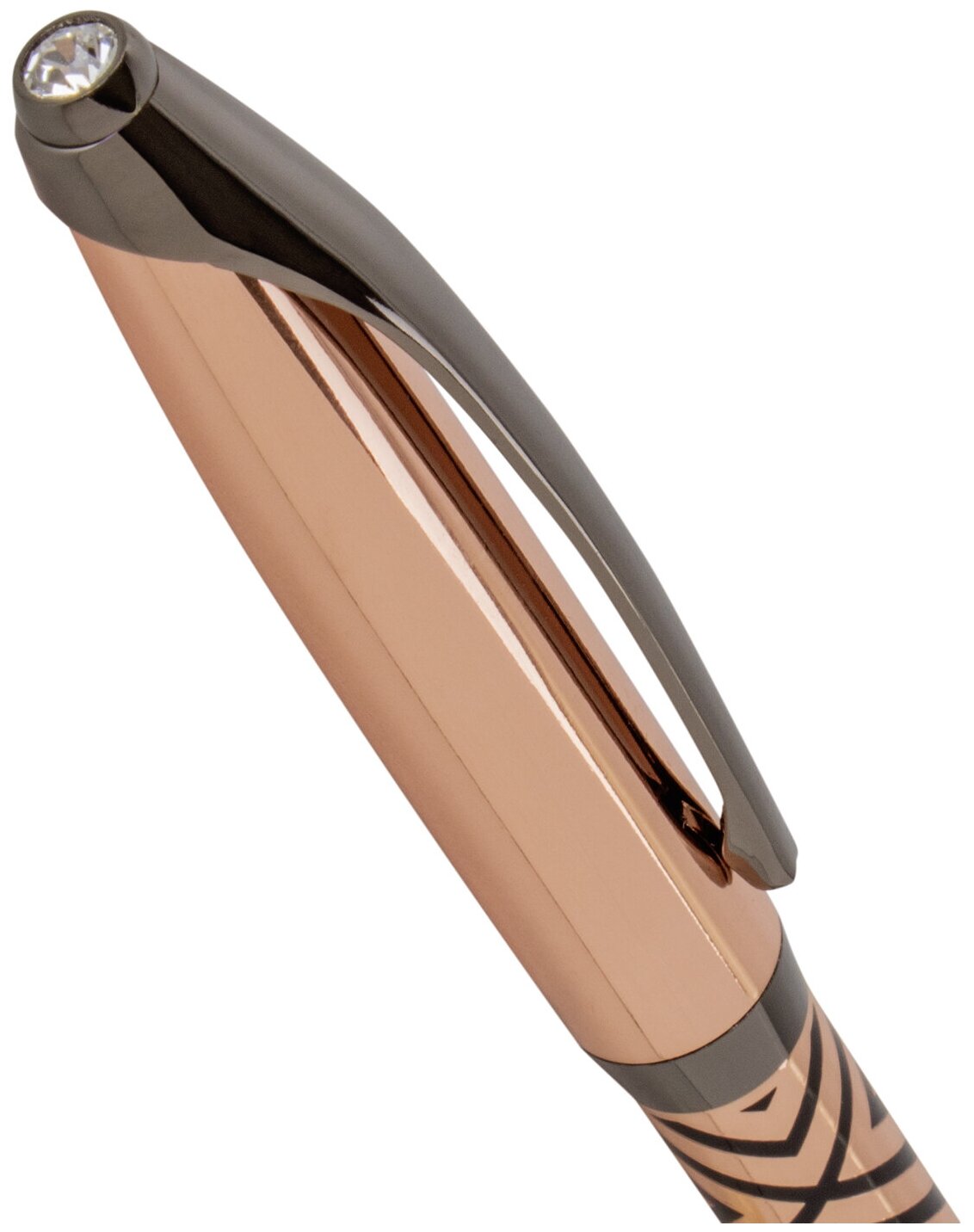 Ручка подарочная шариковая GALANT DECORO, корпус роз. золото, детали оруж. мет, 0,7мм, синяя, 143510