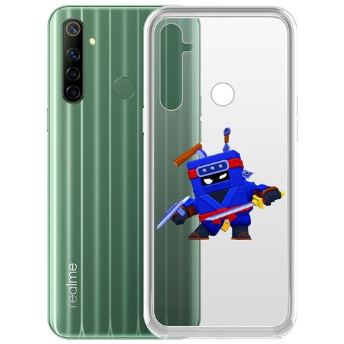 фото Чехол-накладка clear case brawl stars-ниндзя эш для realme 6i krutoff group