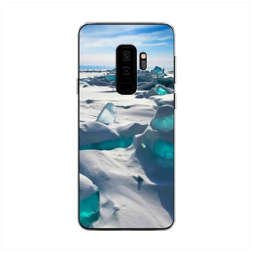 фото Силиконовый чехол "голубое небо" на samsung galaxy s9 + / самсунг галакси с9 плюс case place