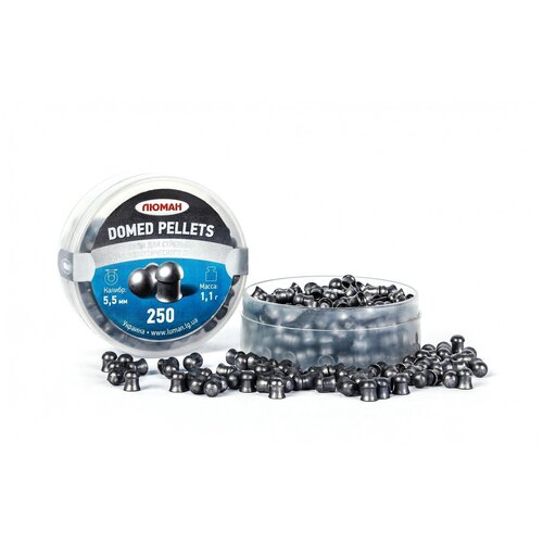 Пули для пневматики Люман Domed pellets 1,1 г. 5,5 мм. 250 шт. пули для пневматики domed pellets 0 57 г 4 5 мм 300 шт