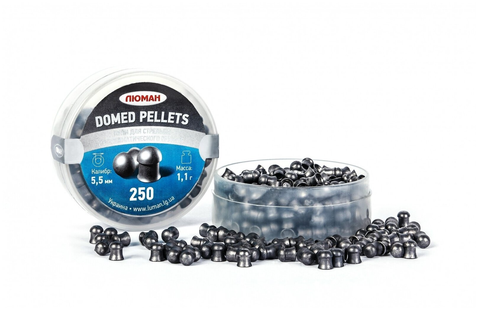 Пули Люман Domed Pellets 5,5мм 1,1г (250шт)