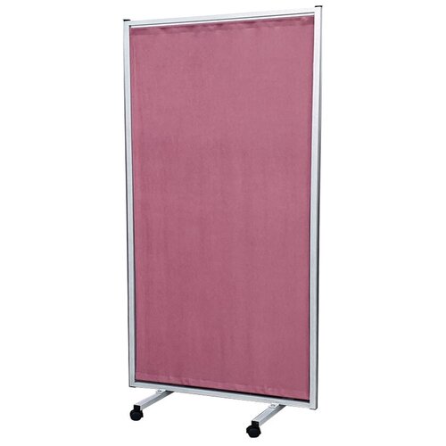 Ширма-перегородка напольная на колесах односекционная для зонирования салона красоты, квартиры, комнаты, офиса, помещения, озовая