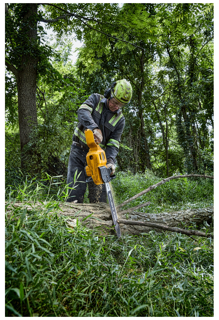 Цепная пила DEWALT DCMCS575N, 54 В, 50 см - фото №3