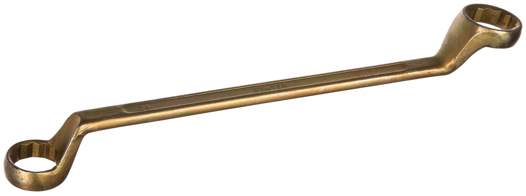 STAYER техно, 24 х 26 мм, изогнутый накидной гаечный ключ (27130-24-26)