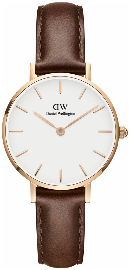 Наручные часы Daniel Wellington Petite, коричневый